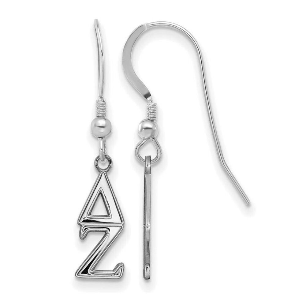 Sterling Silver Delta Zeta XS Dangle Earrings